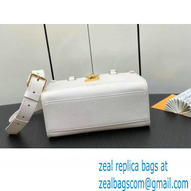 Louis Vuitton Grained calf leather Lock  &  Go Bag M23637 White 2023